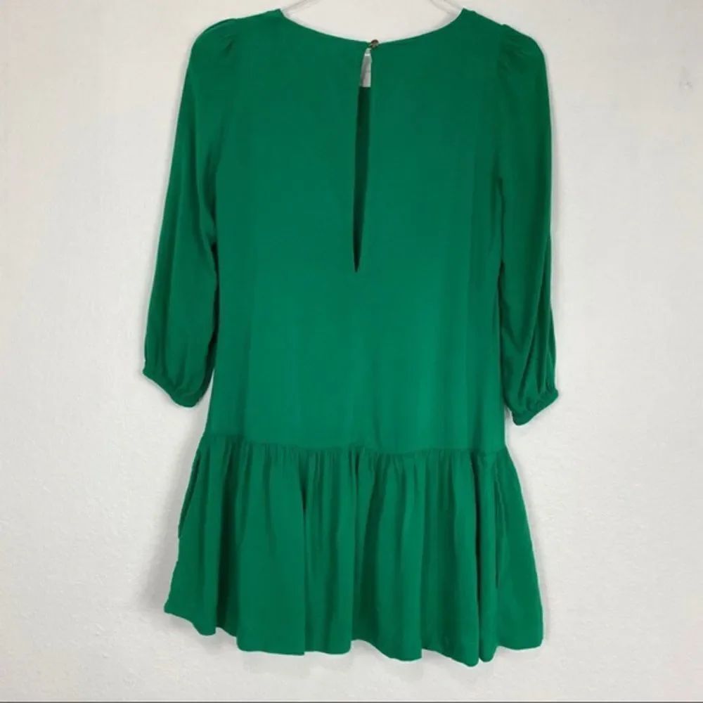 ✨ Anthropologie Meadow Rue Green Dress ✨ - Picture 5 of 6